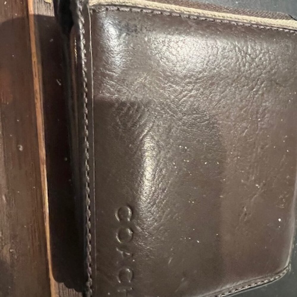 MAN' BROWN COACH WALLET